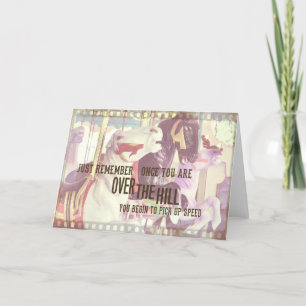 OPVALLEND CARROUSEL WENSKAART BEDANKKAART