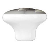 Opvallend cijfer, Moderne Abstracte fractale Kunst Keramische Knop (Zijkant)