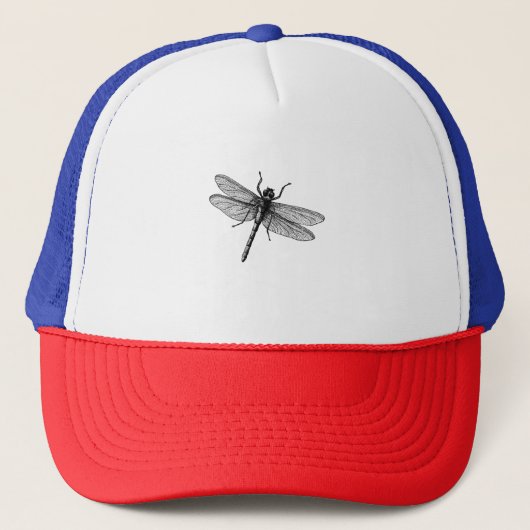 Opvallend Dragonfly accessoire Trucker Pet (Voorkant)