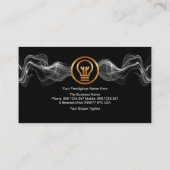 Opvallend elektrischebliksem visitekaartje (Achterkant)