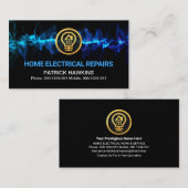 Opvallend elektrischebliksem visitekaartje (Voorkant / Achterkant)