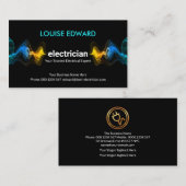 Opvallend elektrischegolfbliksem visitekaartje (Voorkant / Achterkant)