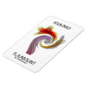 "Opvallend flamboyante" flexibele fotomagneet Magneet (Linkerzijde)