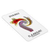 "Opvallend flamboyante" flexibele fotomagneet Magneet (Rechterzijde)