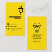 Opvallend Gele Buttonnen van de Uitbreiding van de Visitekaartje (Voorkant / Achterkant)