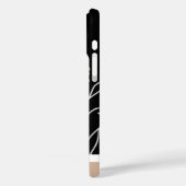 Opvallend geroosterde amandelvlinder en bloemen Case-Mate iPhone case (Achterkant / Links)