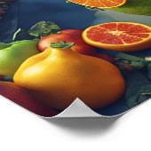 Opvallend Giant Fruit en Groenten Parade Poster (Hoek)