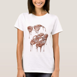 Opvallend Goud ROSE GOLD GLAMOUR Print T-shirt