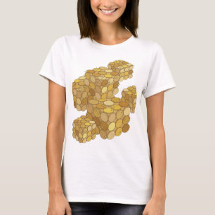 Opvallend grijs ABSTRACTE KUNST Grafisch ontwerp T-shirt
