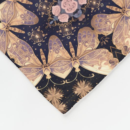 Opvallend grijs en bruin vet ontwerp fleece deken (Hoek)