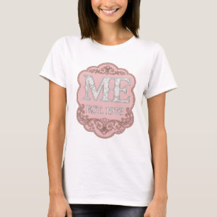 Opvallend grijs ME EST 1973 Vet ontwerp T-shirt