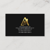 Opvallend groene elektrische lichtgolvende elektri visitekaartje (Achterkant)