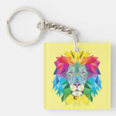 Opvallend heldere Lion Sleutelhanger (Voorkant)