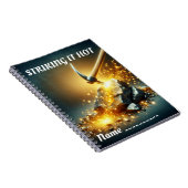 Opvallend het Hete Spiraal Foto Notitieboek (Rechterzijde)