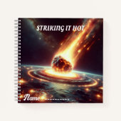 Opvallend het Hete Spiraal Foto Notitieboek (Voorkant)