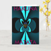 Opvallend hypermodern cyaan en zwart vectorontwerp kaart (Gele Bloem)