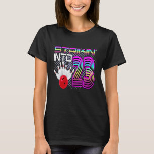 Opvallend in 23 Bowling Bowler 23rd Birthday Cele T-shirt