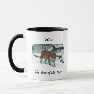 Opvallend jaar 2022 van de tijger mok