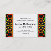 Opvallend Jamaicaanse kleuren, tribaal stijlpatroo