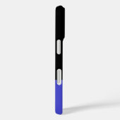 Opvallend Kleurblok Blauw en Zwart Persoonlijk Case-Mate iPhone Case (Achterkant / Rechts)