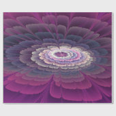 Opvallend kleurrijke Abstracte fractale kunst Cadeaupapier (Vlak)