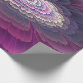 Opvallend kleurrijke Abstracte fractale kunst Cadeaupapier (Hoek)