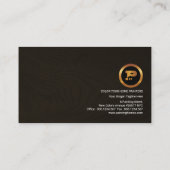 Opvallend meerkleurige verf voor houten graan voor visitekaartje (Achterkant)