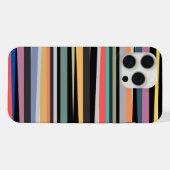 Opvallend met helder en gelukkig strepenontwerp iPhone hoesje (Achterkant horizontaal)