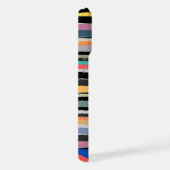 Opvallend met helder en gelukkig strepenontwerp iPhone hoesje (Rechterkant)