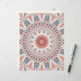 Opvallend Moderne Kaleidoscoop Mandala Fractal Art