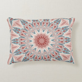 Opvallend Moderne Kaleidoscoop Mandala Fractal Art Accent Kussen