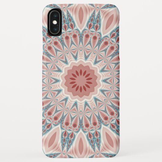 Opvallend Moderne Kaleidoscoop Mandala Fractal Art Case-Mate iPhone Case (Achterkant)