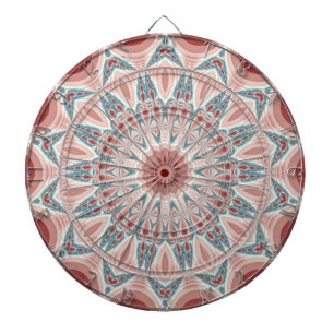 Opvallend Moderne Kaleidoscoop Mandala Fractal Art Dartbord