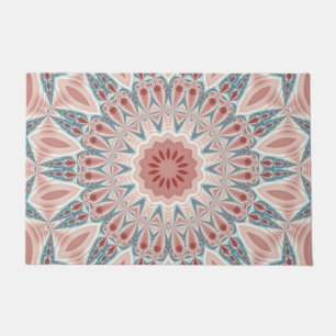 Opvallend Moderne Kaleidoscoop Mandala Fractal Art Deurmat