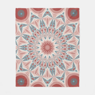 Opvallend Moderne Kaleidoscoop Mandala Fractal Art Fleece Deken