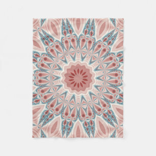 Opvallend Moderne Kaleidoscoop Mandala Fractal Art Fleece Deken