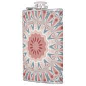 Opvallend Moderne Kaleidoscoop Mandala Fractal Art Heupfles (Links)