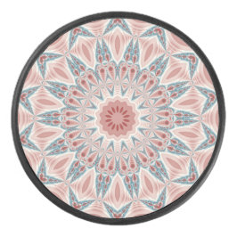 Opvallend Moderne Kaleidoscoop Mandala Fractal Art Hockey Puck