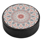Opvallend Moderne Kaleidoscoop Mandala Fractal Art Hockey Puck (3/4)