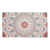 Opvallend Moderne Kaleidoscoop Mandala Fractal Art Kussensloop (Achterkant)