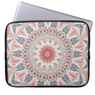 Opvallend Moderne Kaleidoscoop Mandala Fractal Art Laptop Sleeve