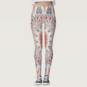 Opvallend Moderne Kaleidoscoop Mandala Fractal Art Leggings