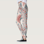 Opvallend Moderne Kaleidoscoop Mandala Fractal Art Leggings (Links)
