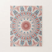 Opvallend Moderne Kaleidoscoop Mandala Fractal Art Legpuzzel (Verticaal)