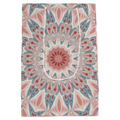 Opvallend Moderne Kaleidoscoop Mandala Fractal Art Medium Cadeauzakje (Achterkant)