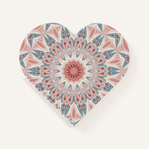 Opvallend Moderne Kaleidoscoop Mandala Fractal Art Notitieboek