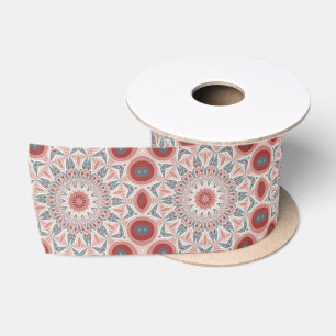 Opvallend Moderne Kaleidoscoop Mandala Fractal Art Satijnen Lint