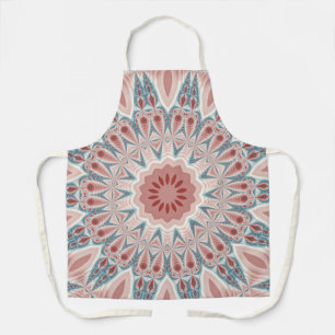 Opvallend Moderne Kaleidoscoop Mandala Fractal Art Schort