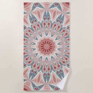 Opvallend Moderne Kaleidoscoop Mandala Fractal Art Strandlaken