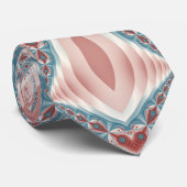 Opvallend Moderne Kaleidoscoop Mandala Fractal Art Stropdas (Opgerold)